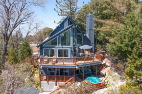 Stunning Lake Arrowhead Home Decks and Hot Tub, Lake Arrowhead